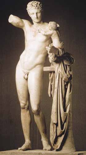 Hermes statue Praxiteles Hermes statue Praxiteles